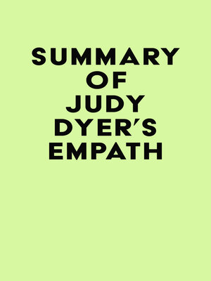 cover image of Summary of Judy Dyer's Empath